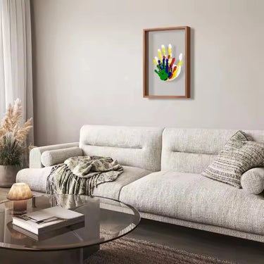 Handafdruklijst Peuters | Creatieve DIY Kit met 4-5 Plexiglasplaten – Bewaar Kostbare Herinneringen Samen 1